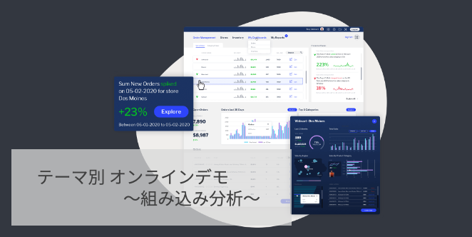 8/26（水）オンラインデモ – 組み込み分析